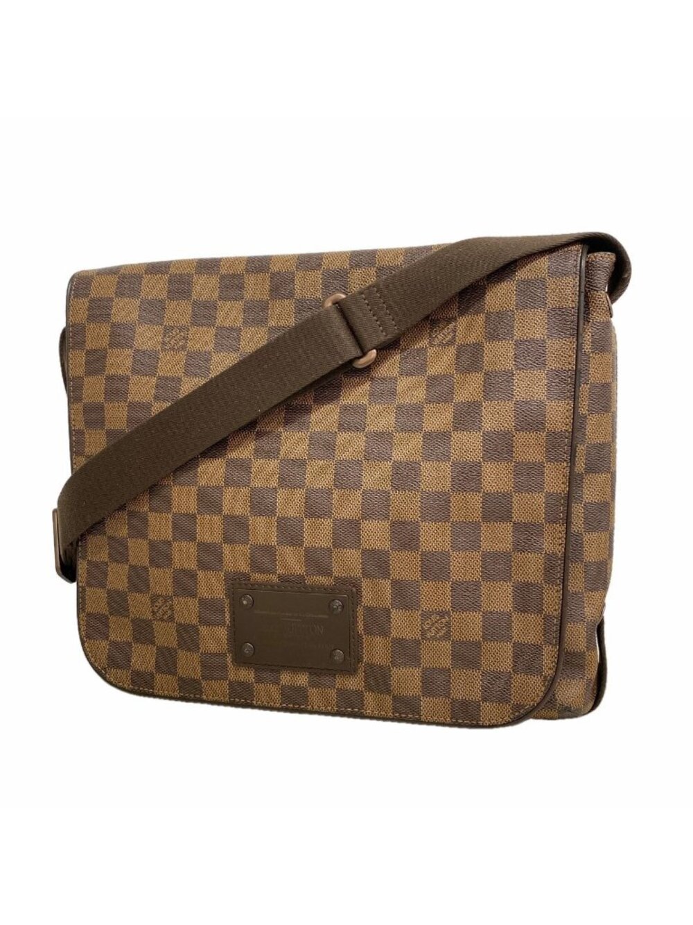 Louis Vuitton Shoulder Bag Damier Brooklyn MM Ebene